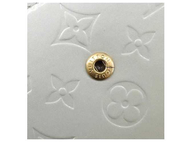 LOUIS VUITTON Monogram Vernis Motto Accessory Pouch Gris M91030 LV Auth 212944V - Jerrillo - view 9