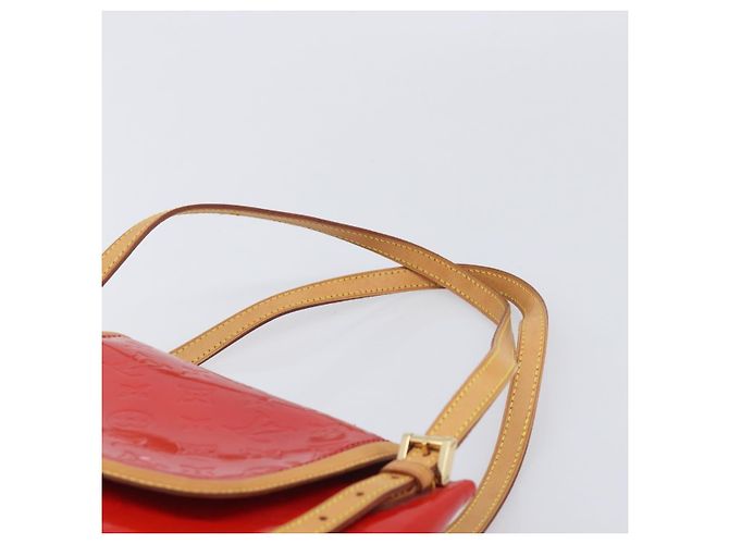 LOUIS VUITTON Monogram Vernis Biscayne Bay GM Bag Red M91287 LV Auth ti4051 - Jerrillo - vista 14
