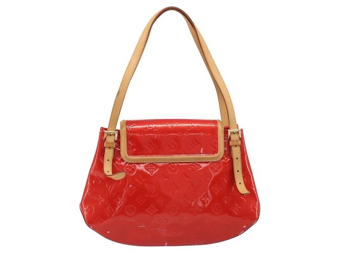 LOUIS VUITTON Monogram Vernis Biscayne Bay GM Bag Red M91287 LV Auth ti4051 - Jerrillo - vista 2
