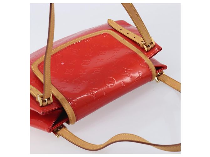 LOUIS VUITTON Monogram Vernis Biscayne Bay GM Bag Red M91287 LV Auth ti4051 - Jerrillo - vista 9