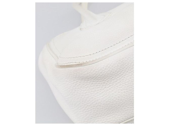 Céline CELINE Hand Bag Leather White Gold Tone Auth ep16986A - Jerrillo - vista 18