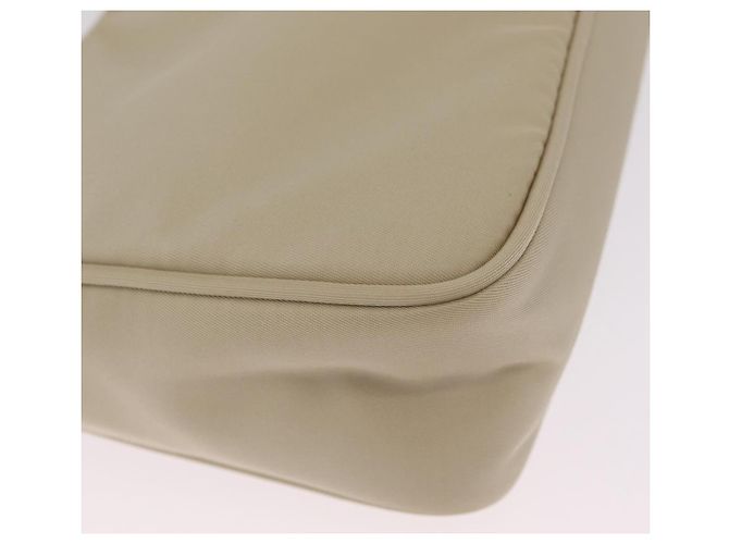 Bolsa de mão PRADA Nylon Bege Prata Auth 210498V - Jerrillo - vista 17
