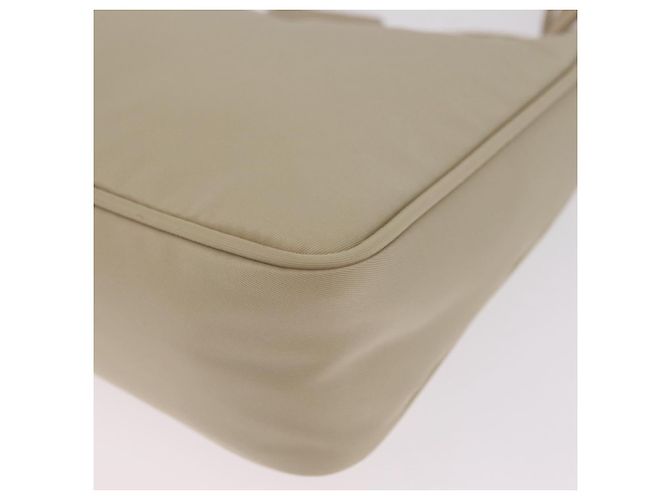 Bolsa de mão PRADA Nylon Bege Prata Auth 210498V - Jerrillo - vista 18