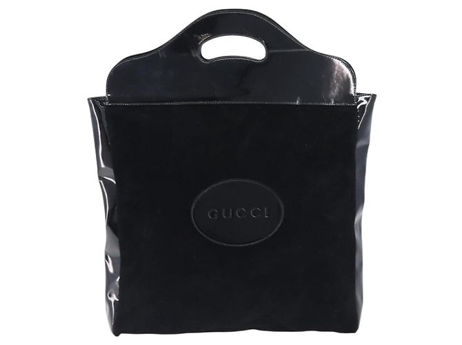 Sac à main GUCCI Suède Outlet Noir 002 8000 Auth 212002 - Jerrillo - vue 2