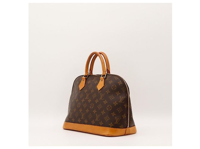 Bolsa Louis Vuitton Monogram Alma PM em canvas e couro marrom - vista 2