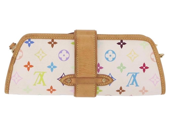 LOUIS VUITTON Monogram Multicolor Shirley Bag White M40049 LV Auth 210795V - Jerrillo - vista 3