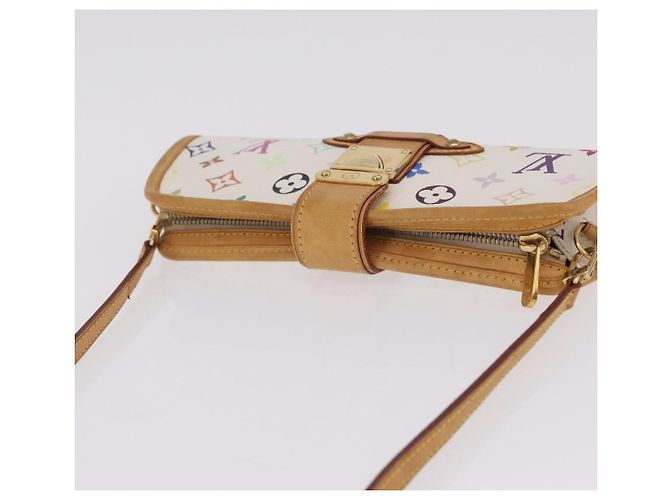 LOUIS VUITTON Monogram Multicolor Shirley Bag White M40049 LV Auth 210795V - Jerrillo - vista 6