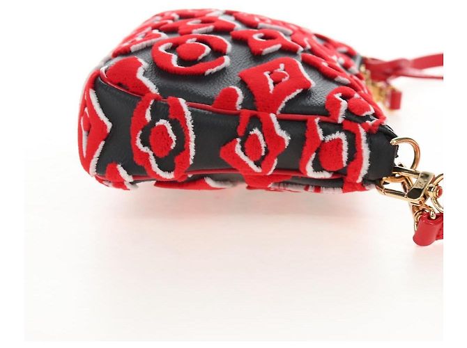 LOUIS VUITTON LVxUF Pochette Accessoires Bag Leather Red M45548 LV Auth 210872SM - Jerrillo - vista 4