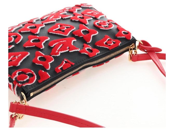 LOUIS VUITTON LVxUF Pochette Accessoires Bag Leather Red M45548 LV Auth 210872SM - Jerrillo - vista 6