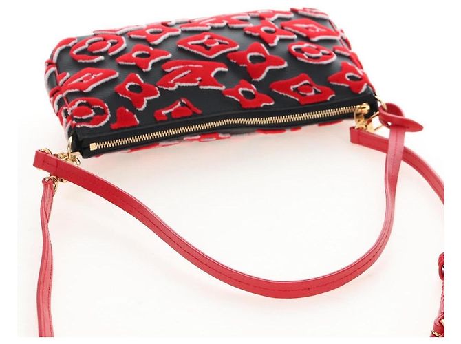 LOUIS VUITTON LVxUF Pochette Accessoires Bag Leather Red M45548 LV Auth 210872SM - Jerrillo - vista 7