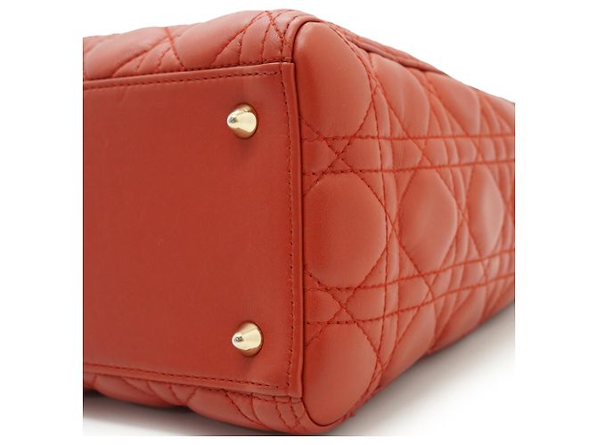 Lady Dior Medium Cannage Lambskin - vista 8
