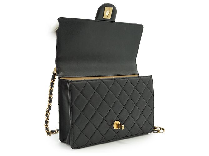 Chanel Lambskin Matelasse Chic Pearls Small Flap Bag - view 13