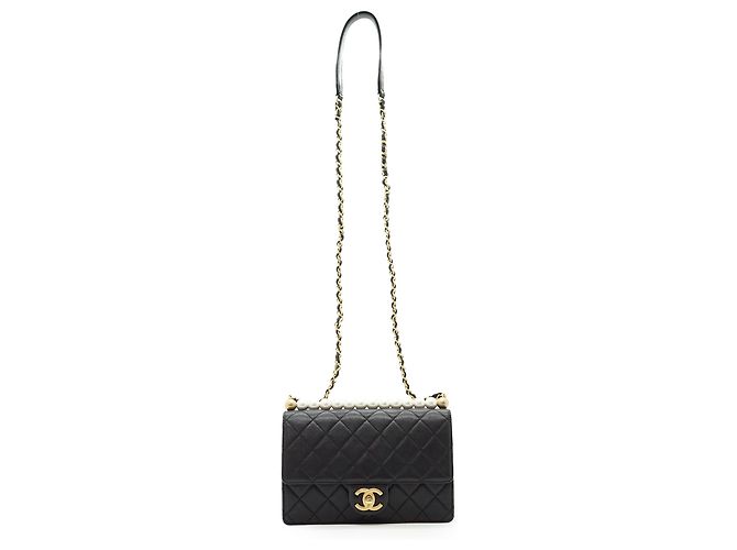 Chanel Lambskin Matelasse Chic Pearls Small Flap Bag - view 3