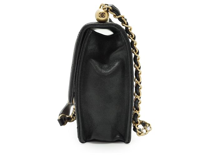 Chanel Lambskin Matelasse Chic Pearls Small Flap Bag - view 6