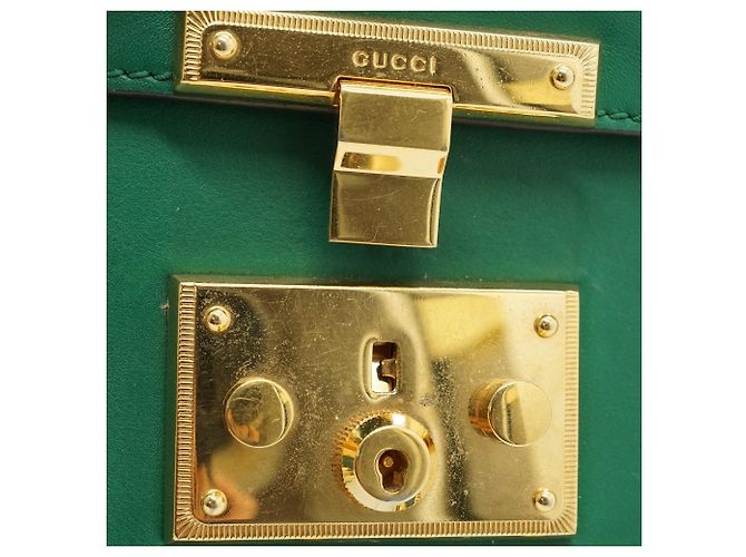 Padlock Gucci Pequena mala de ombro de corrente com pérolas artificiais, fecho de cadeado e tachas - vista 12