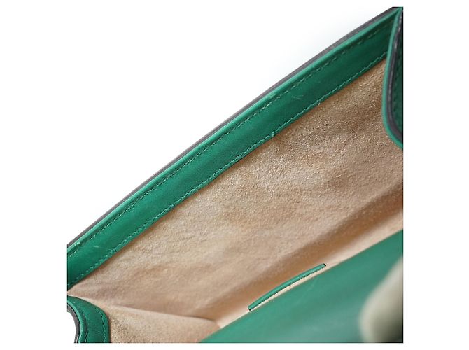 Padlock Gucci Pequena mala de ombro de corrente com pérolas artificiais, fecho de cadeado e tachas - vista 14