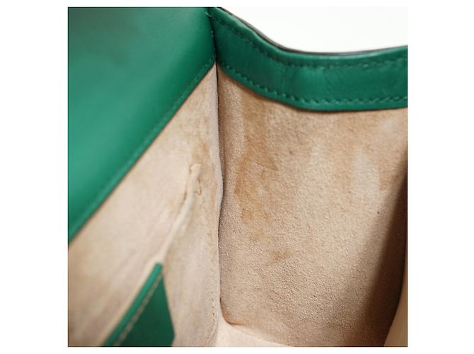 Padlock Gucci Pequena mala de ombro de corrente com pérolas artificiais, fecho de cadeado e tachas - vista 16