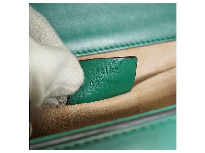 Padlock Gucci Pequena mala de ombro de corrente com pérolas artificiais, fecho de cadeado e tachas - vista 18
