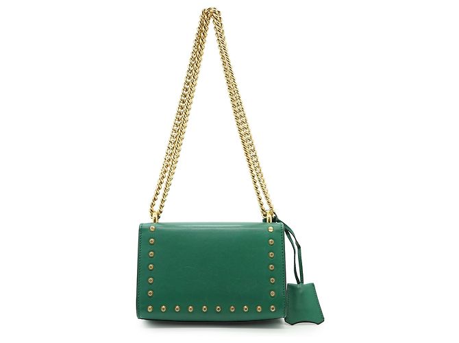 Padlock Gucci Pequena mala de ombro de corrente com pérolas artificiais, fecho de cadeado e tachas - vista 2