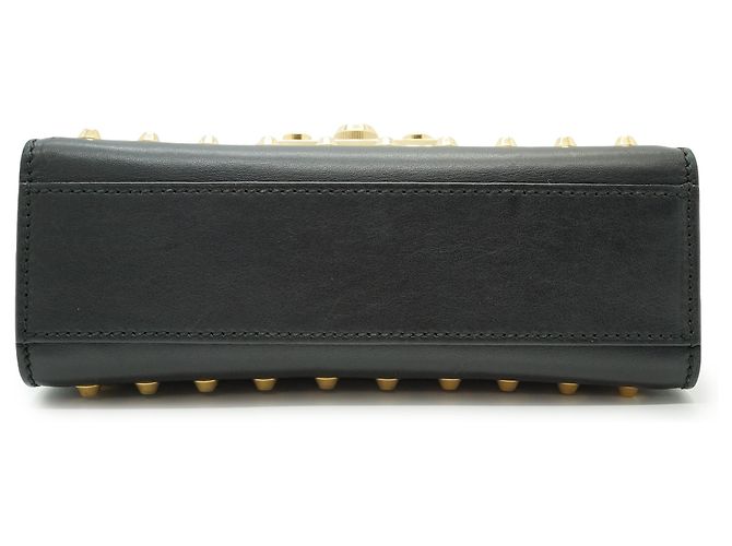 Padlock Gucci Picca borsa a tracolla con catena, decorata con perle sintetiche, borchie e lucchetto - vista 5