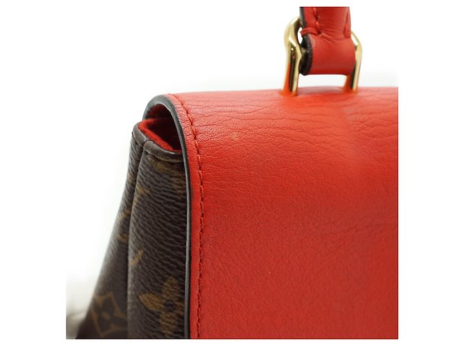 Louis Vuitton Borsa 2 vie Monogram Locky BB Coquelicot con manico superiore - vista 10