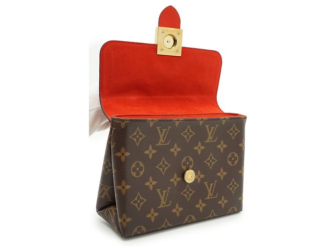 Louis Vuitton Borsa 2 vie Monogram Locky BB Coquelicot con manico superiore - vista 12