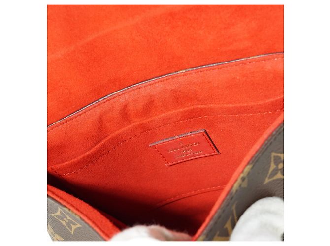 Louis Vuitton Borsa 2 vie Monogram Locky BB Coquelicot con manico superiore - vista 13