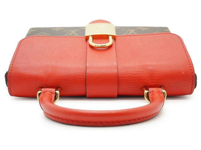 Louis Vuitton Borsa 2 vie Monogram Locky BB Coquelicot con manico superiore - vista 8