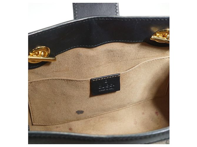Gucci GG Supreme Coated Canvas Padlock Small Chain Shoulder Tote - Ansicht 11