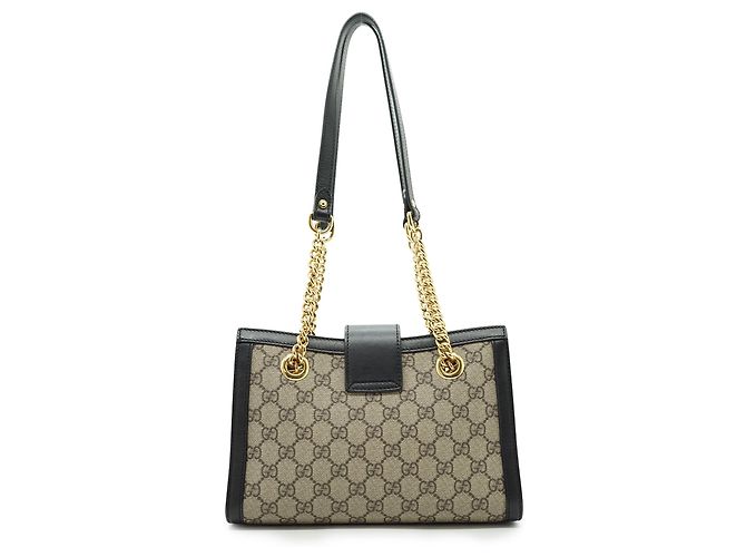 Gucci GG Supreme Coated Canvas Padlock Small Chain Shoulder Tote - Ansicht 2