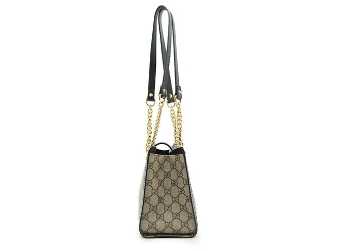 Gucci GG Supreme Coated Canvas Padlock Small Chain Shoulder Tote - Ansicht 4