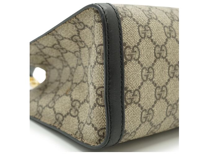 Gucci GG Supreme Coated Canvas Padlock Small Chain Shoulder Tote - Ansicht 6