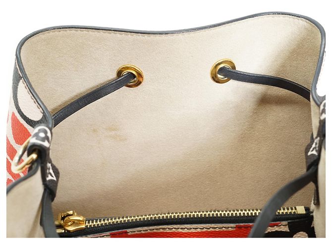 Néonoé Louis Vuitton Monogram Giant Crafty NeoNoe MM Creme Rouge - vista 13