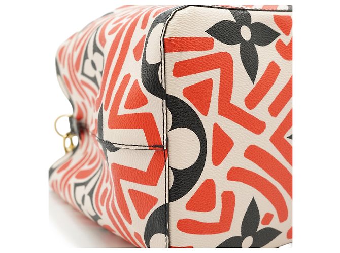 Néonoé Louis Vuitton Monogram Giant Crafty NeoNoe MM Creme Rouge - vista 6
