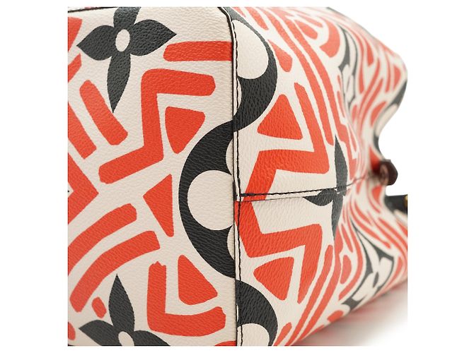 Néonoé Louis Vuitton Monogram Giant Crafty NeoNoe MM Creme Rouge - vista 7