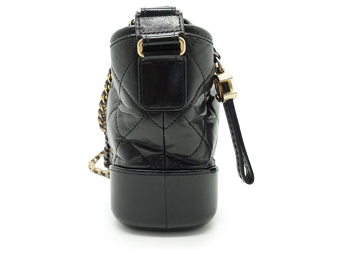 Chanel Sac hobo Gabrielle petit modèle en cuir de veau avec chaîne - vue 5