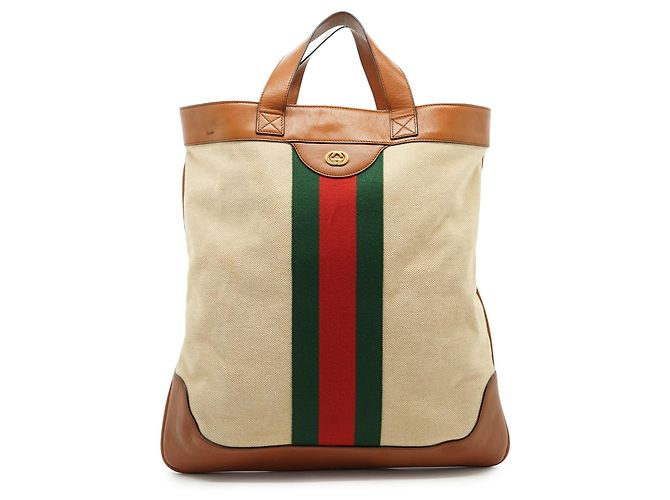 Gucci Borsa Tote 2 vie Interlocking G Sherry Line - vista 2