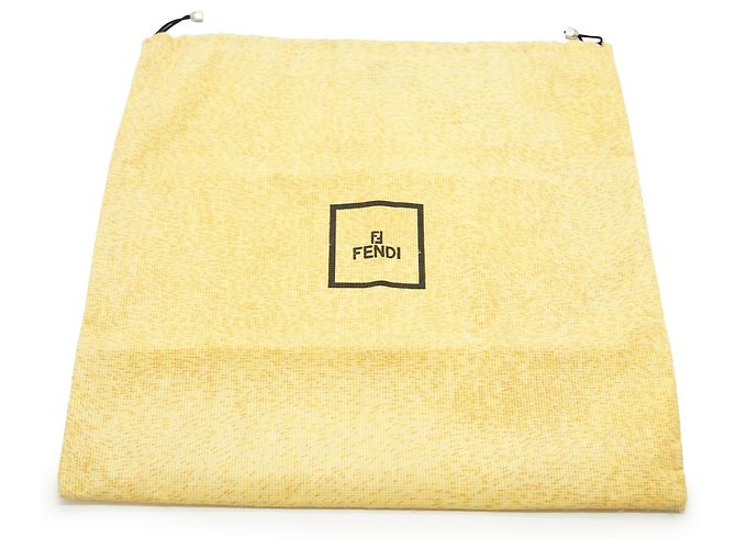 Sac Hobo Fendi Zucca Marron Cuir et Toile - vue 17