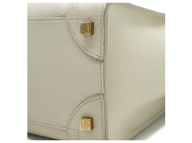Céline Micro Luggage in vitello drummed - vista 7