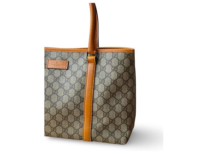 Gucci Supreme Tote Bag GG Monogramm Weiß Beige - Ansicht 3