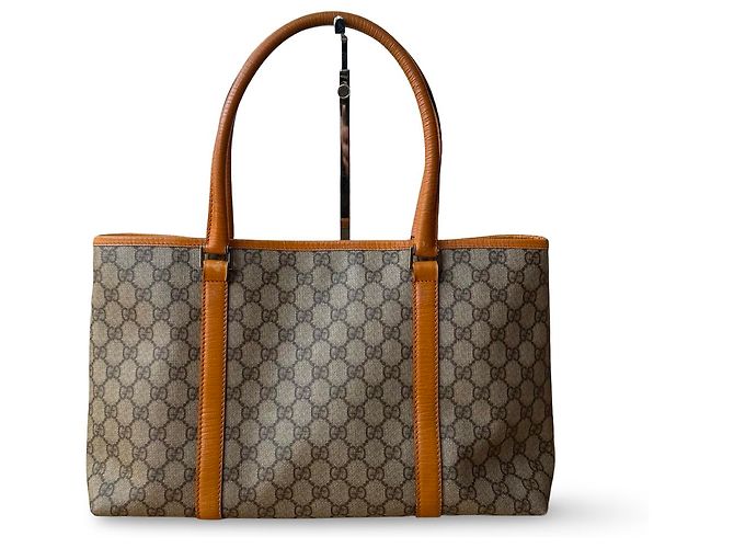 Gucci Supreme Tote Bag GG Monogramm Weiß Beige - Ansicht 4