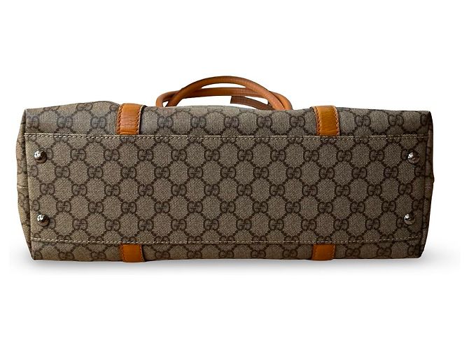 Gucci Supreme Tote Bag GG Monogramm Weiß Beige - Ansicht 5