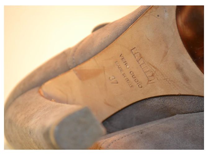 Le Silla Botines de ante gris con tacón - vista 7