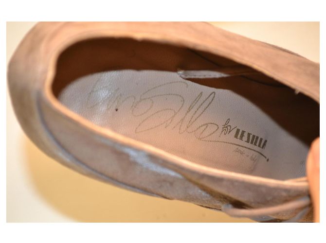 Le Silla Botines de ante gris con tacón - vista 8