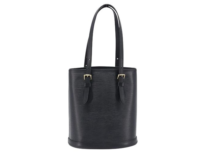 LOUIS VUITTON Epi Bucket PM Hand Bag SPO Black M58992 LV Auth bs37854A - Jerrillo - vista 2
