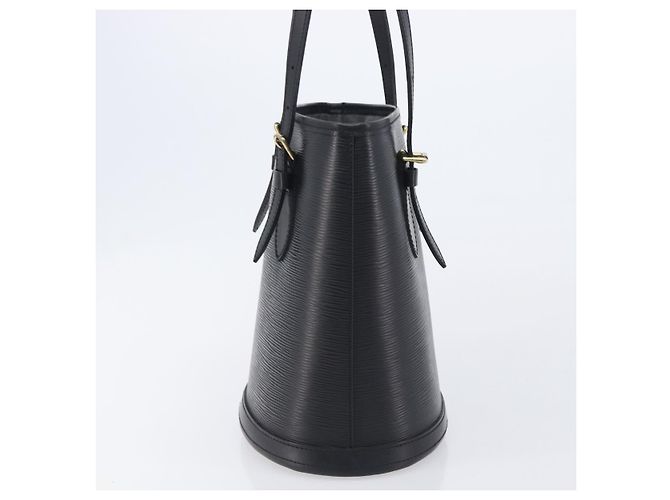 LOUIS VUITTON Epi Bucket PM Hand Bag SPO Black M58992 LV Auth bs37854A - Jerrillo - vista 3