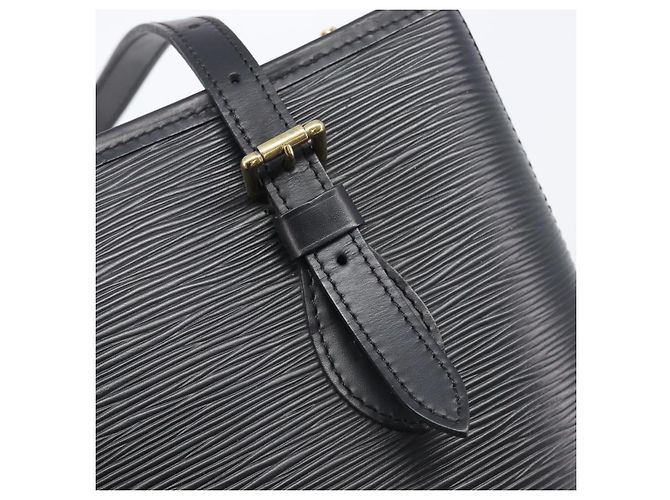 LOUIS VUITTON Epi Bucket PM Hand Bag SPO Black M58992 LV Auth bs37854A - Jerrillo - vista 9