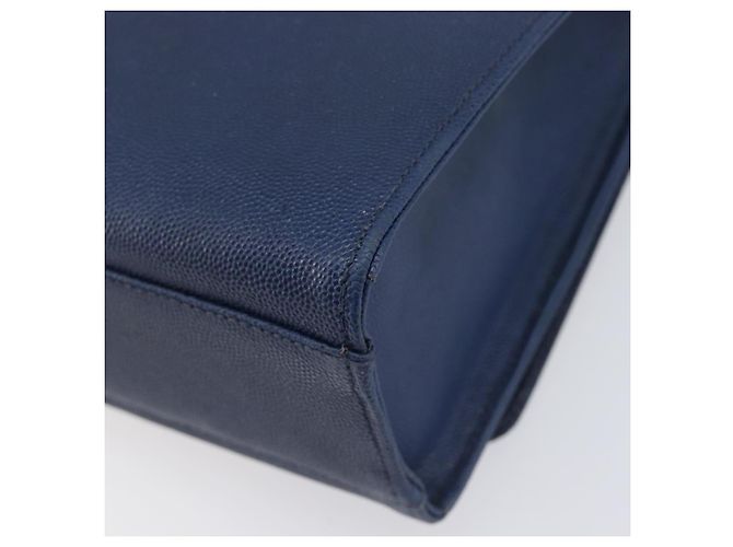 GIVENCHY Schultertasche Leder Navy Gold Auth BA16683A - Jerrillo - Ansicht 12
