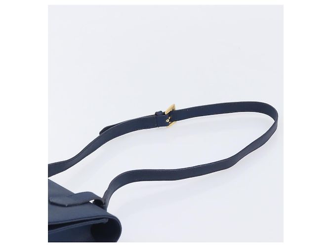 GIVENCHY Schultertasche Leder Navy Gold Auth BA16683A - Jerrillo - Ansicht 8