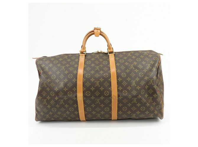 Louis Vuitton Monogram Keep All 60 Boston Bag Brown M41422 - view 2
